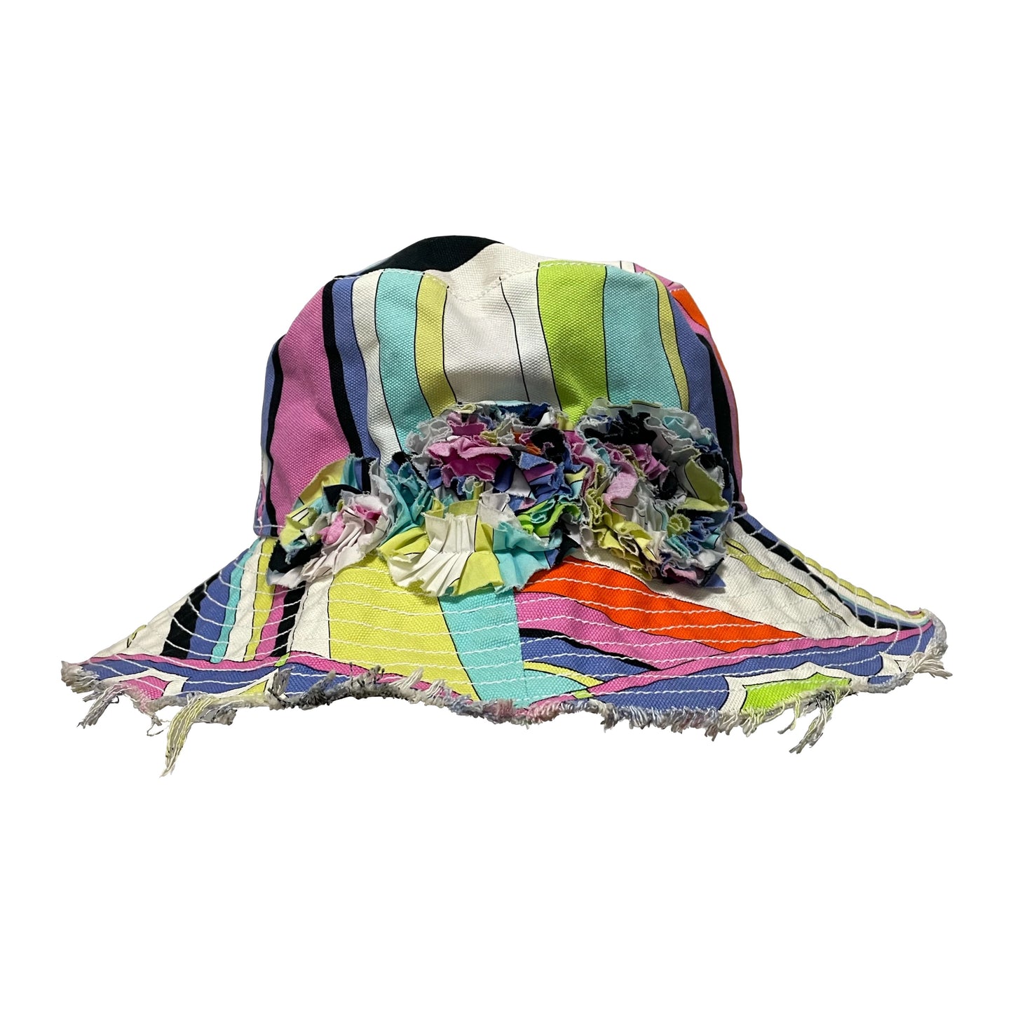 EMILIO PUCCI Spring Summer 2005 Bucket Hat with Flowers