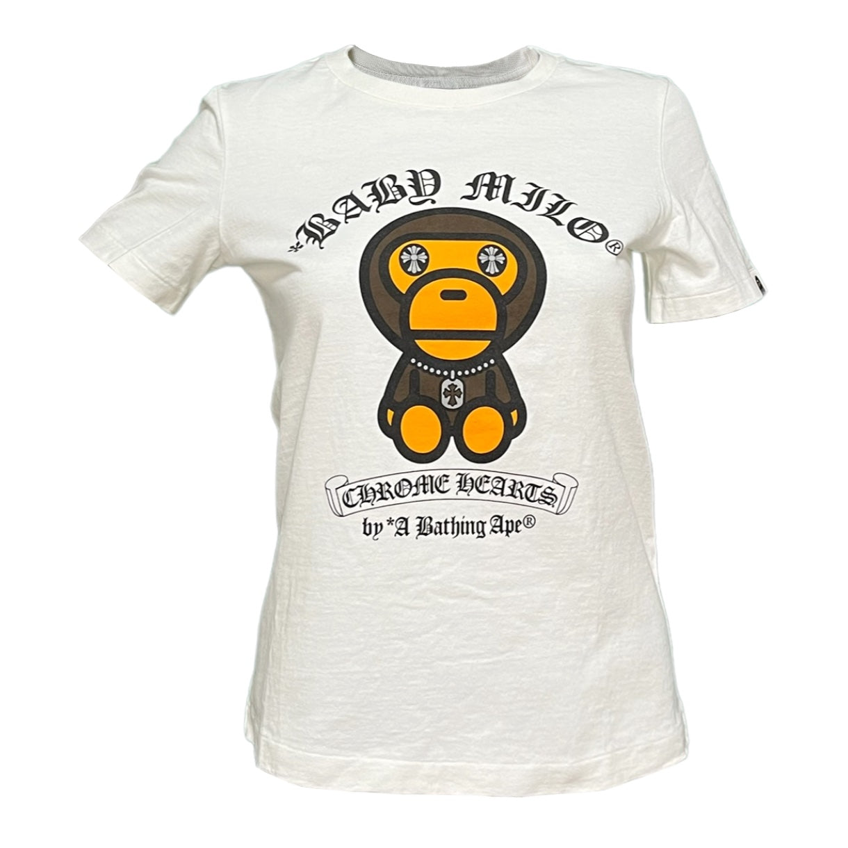 A BATHING APE × CHROME HEARTS 2009 Baby Milo T-Shirt