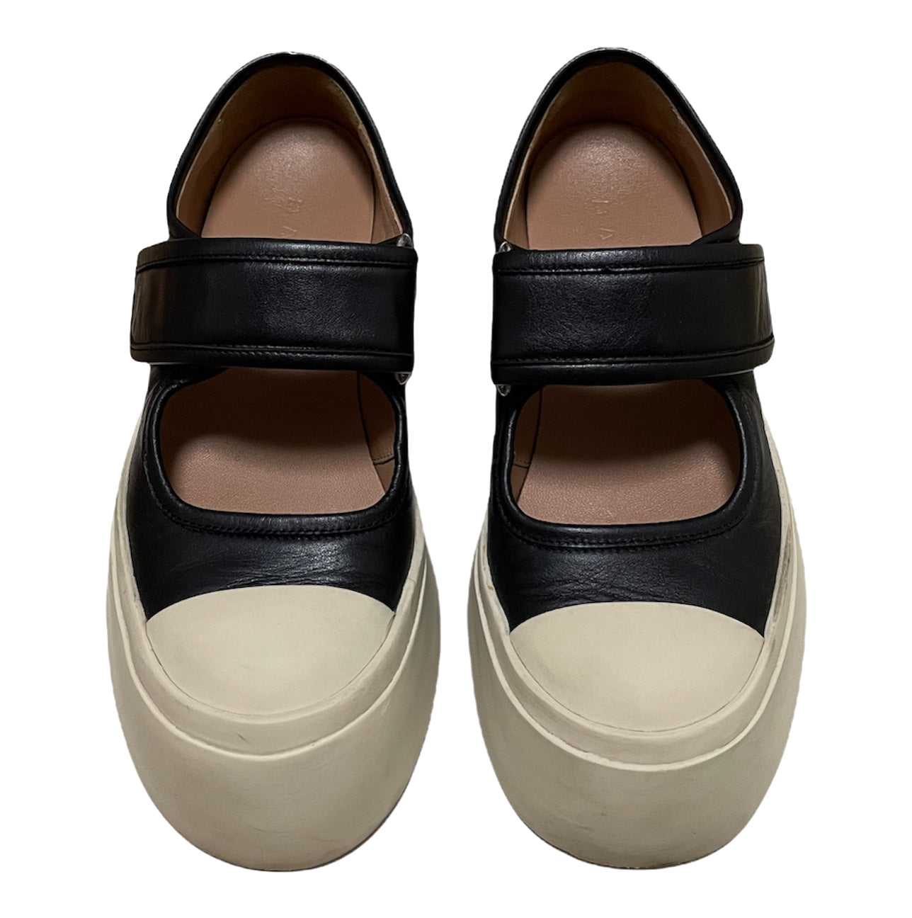 MARNI Pablo Leather Velcro Sneakers