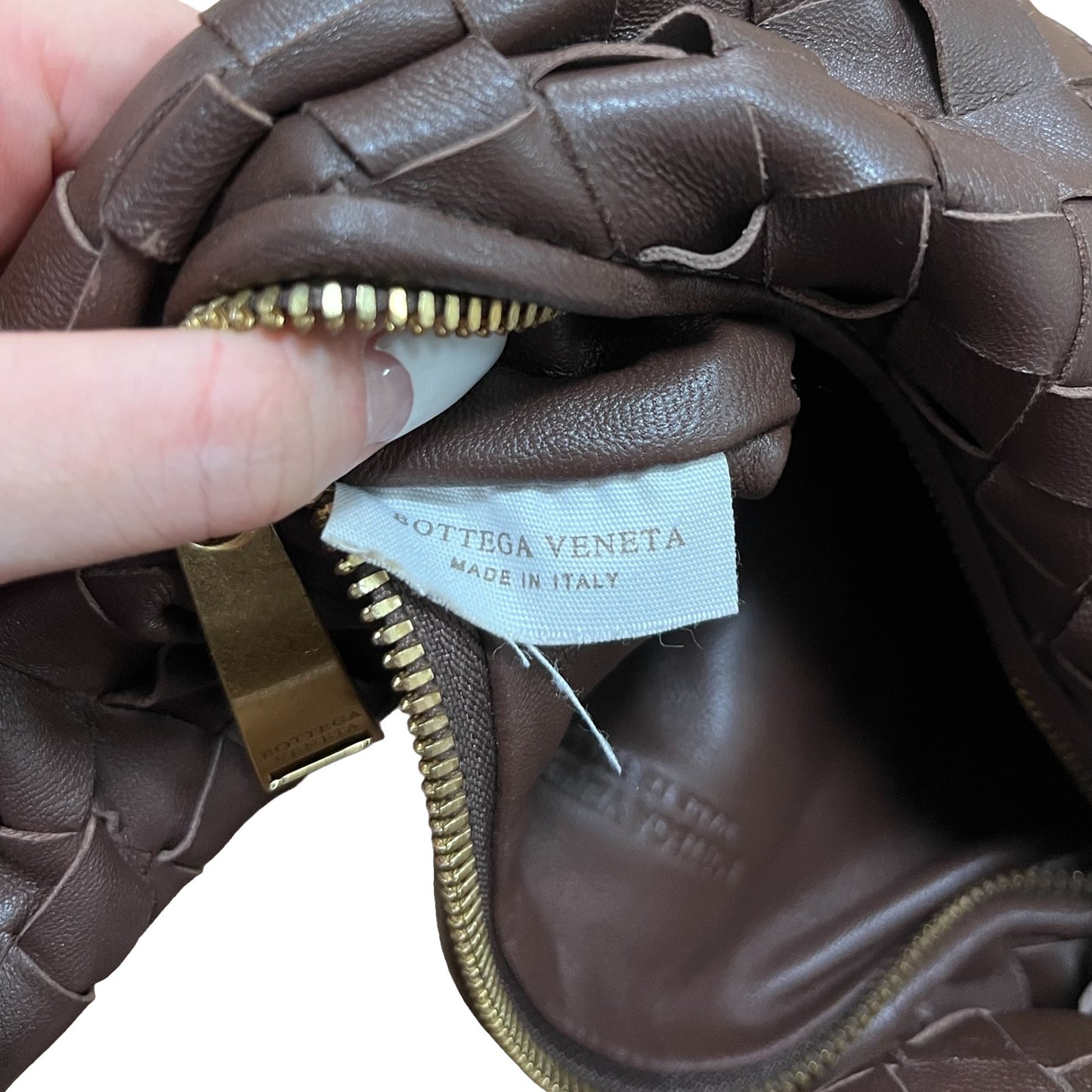 BOTTEGA VENETA Mini Jodie Leather Tote Bag