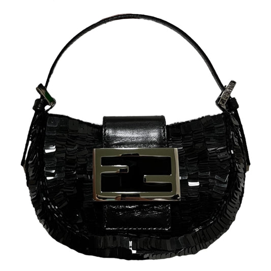FENDI Spring Summer 1999 Sequin Mini Croissant Bag
