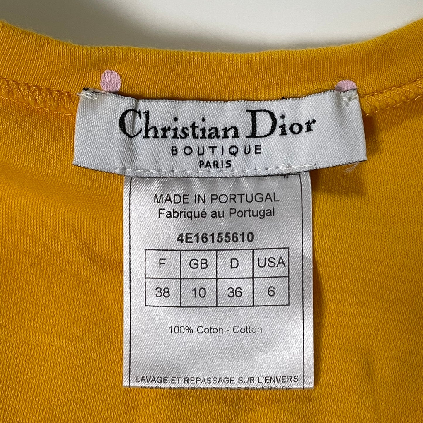 CHRISTIAN DIOR Spring Summer 2004 Surf Chick Laced Up Tank Top