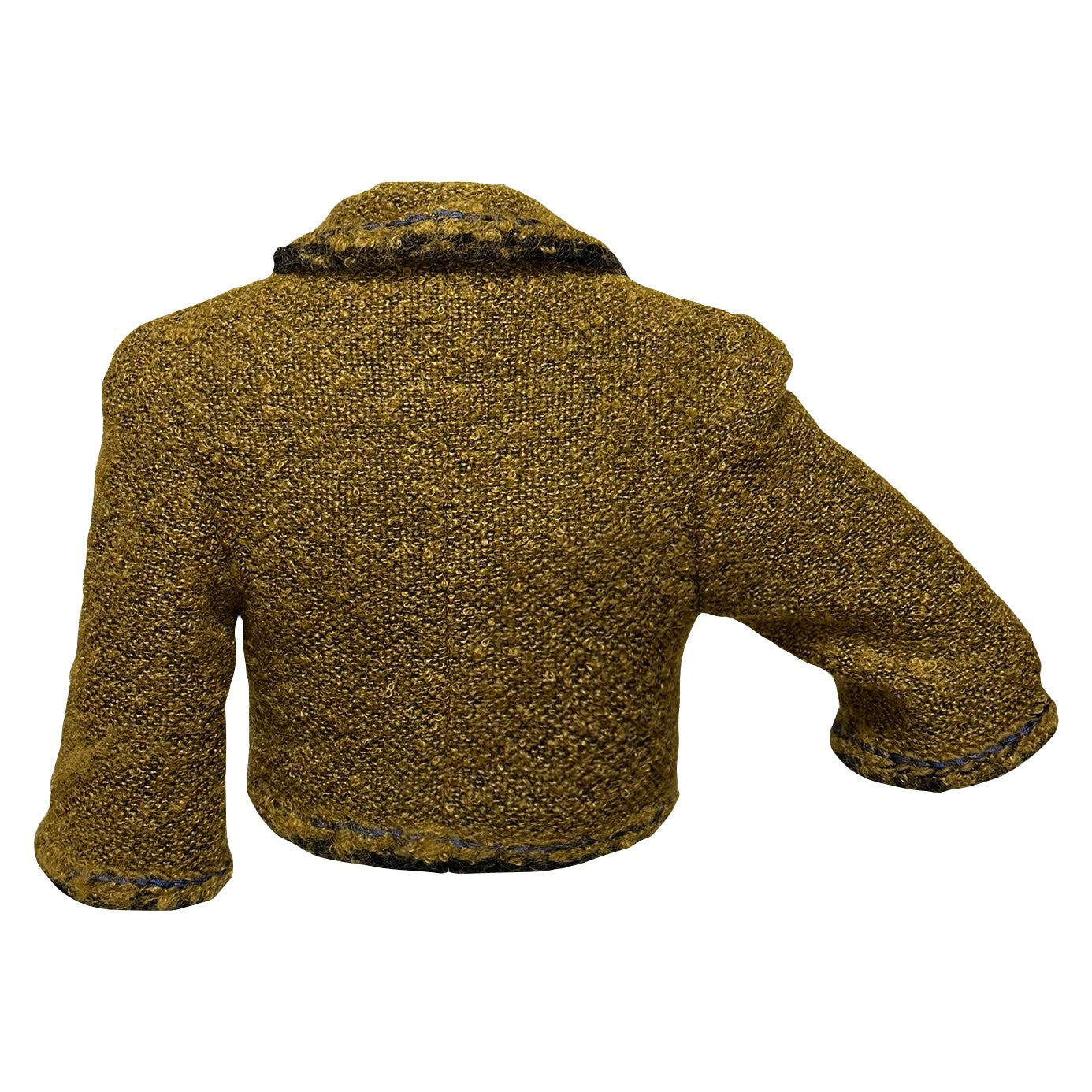 CHANEL Tweed Cropped Button Up Jacket