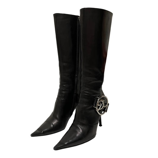 CHRISTIAN DIOR Dior Logo Long Boots