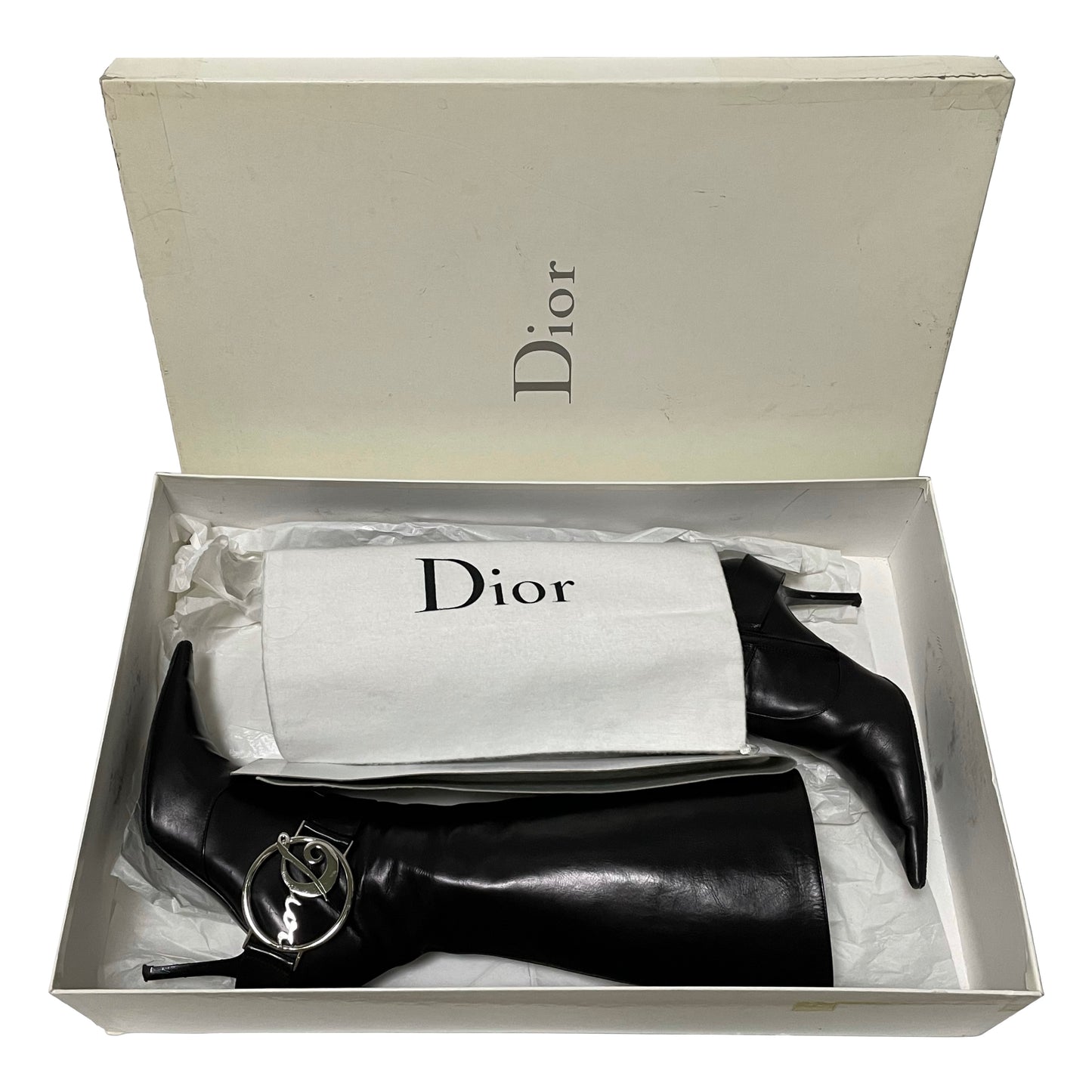 CHRISTIAN DIOR Dior Logo Long Boots