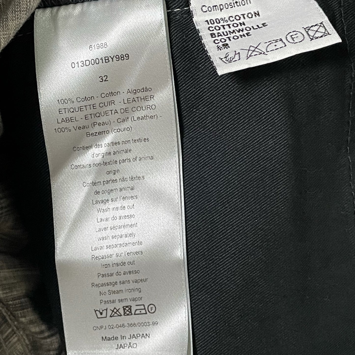 DIOR HOMME Trotter Straight Leg Pants