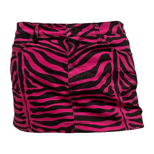 HYSTERICS Zebra Print Mini Skirt