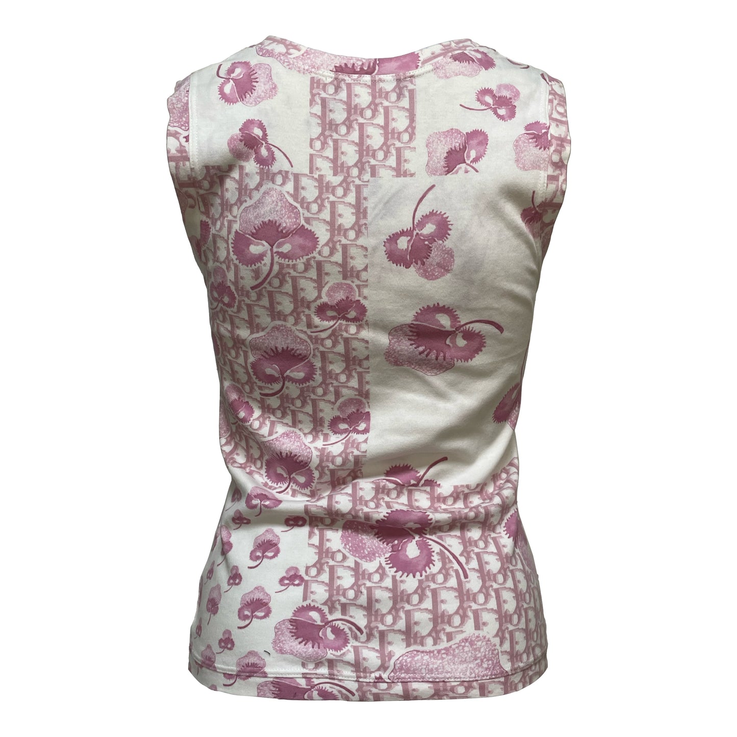 CHRISTIAN DIOR Trotter Floral Print Tank Top