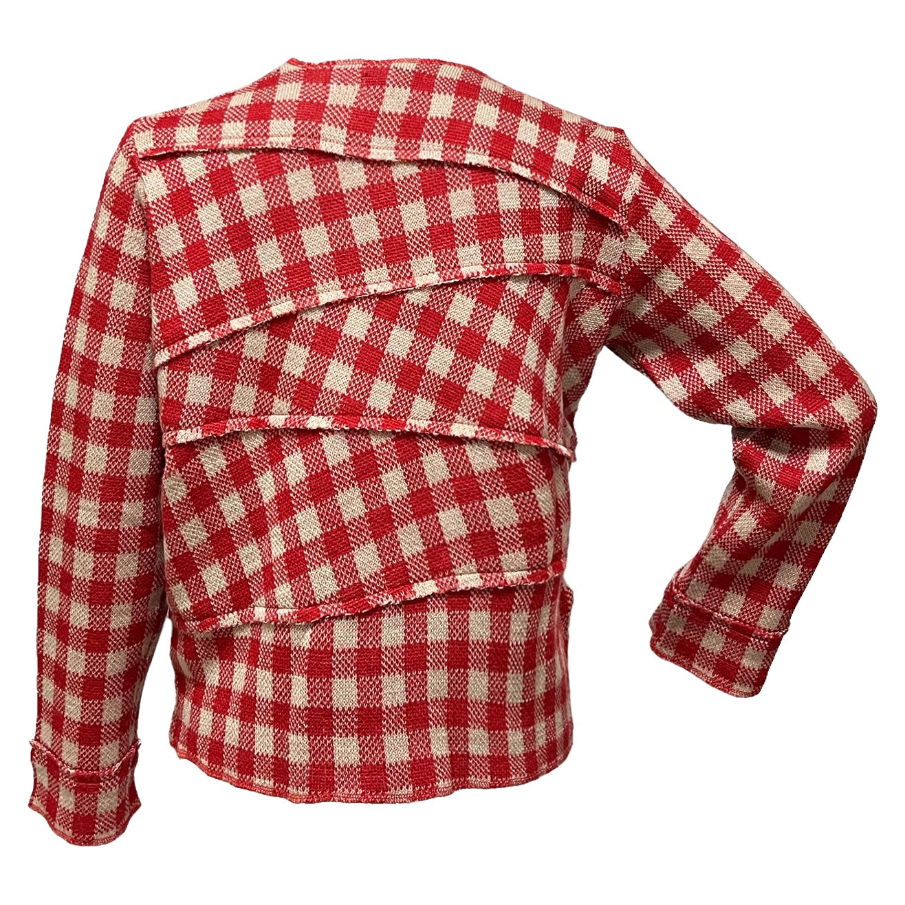 TRICOT COMME DES GARÇONS Checkered Knit Sweater