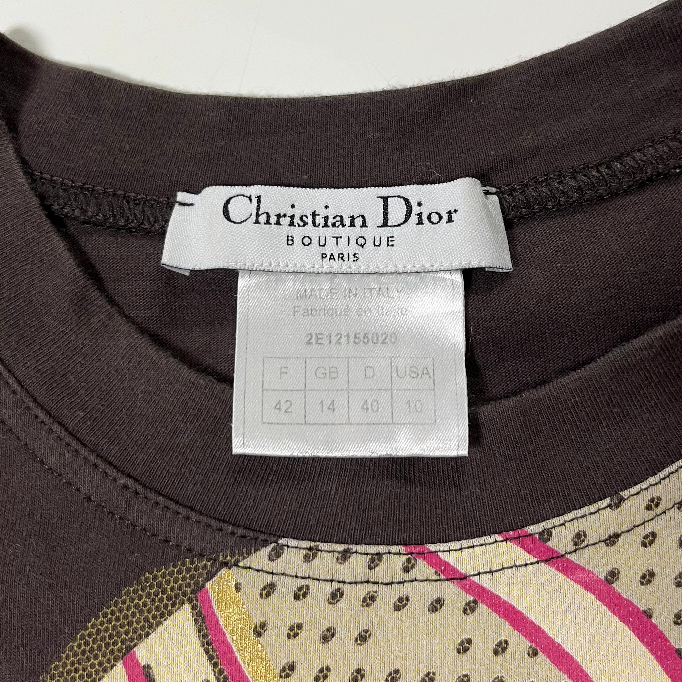 CHRISTIAN DIOR Spring Summer 2002 Taxi Print T-Shirt – 24/7 archives